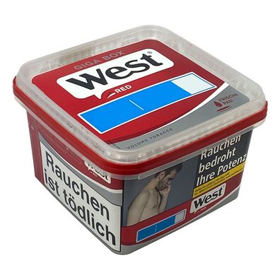 West Red / Rot Volumentabak Giga Box à 160g