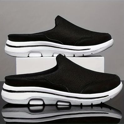 Atmungsaktive Slip-On-Halbschuhe fur Herren rutschfeste lassige Wanderschuhe