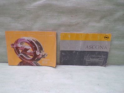 Adam Opel AG Kadett 1983 Ascona 1987 Betriebsanleitung Sicherheit Wartung