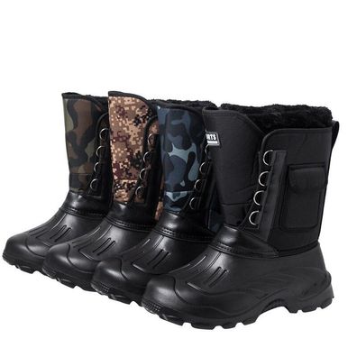 Stiefel Stiefeletten Herren wasserdichte Schneestiefel Winterstiefel Angelschuhe