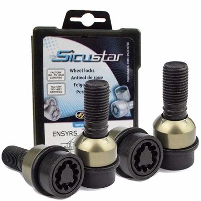 Felgenschloss Kugelbund R14 2-tlg M14x1,5 43mm Für FIAT Scudo Combinato Kasten Ulysse