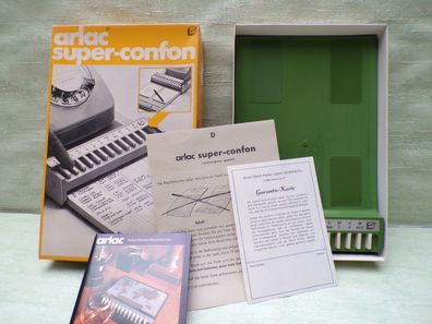 arlac super confon grün OVP Telefonregister 28x18cm komplett