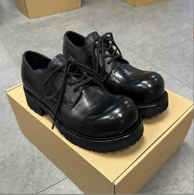 Paris rby Schuhe Paare Vintage Dicke Sohle fur Hohenzunahme Casual Leder