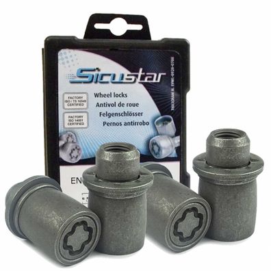 Felgenschlossmutter Flachbund Mit Zyl. Scheibe M12x1,5 Für Hyundai Accent Iii