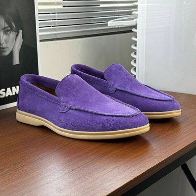 Sommer Herren spitze Zehen Mubigganger britische Business Casual Lederschuhe