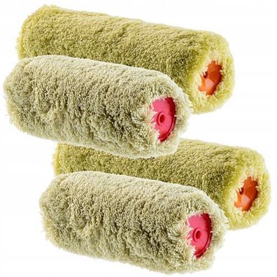 KADAX Farbroller Set für Wandfarbe, Malerwalze Set, Grün, 2x 20 cm + 2x 25 cm