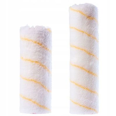 KADAX Farbwalze Set, Farbrolle, Weiß gestreift, 20 cm + 25 cm, 1 Stück