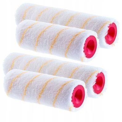 KADAX Farbroller Set für Wandfarbe, Malerwalze, Gestreift, 2x 20 cm + 2x 25 cm