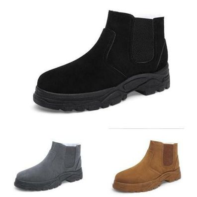 Winter Schnee Herren High Top Chelsea Stiefel Schuhe Slip on Fell innen Wandern