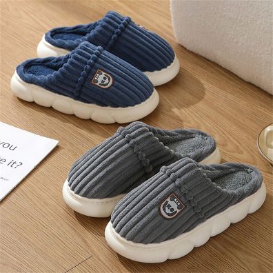Herren Winter Plusch Hausschuhe bequemes warmes Futter Baumwolle Himmel Schuhe