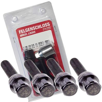 Felgenschloss Kugelbund R13 M12x1,5 42mm Für AUDI 80 A2 Coupe