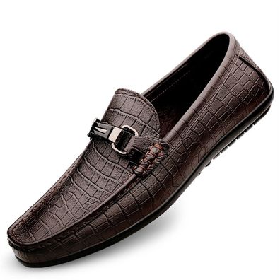 Herren Kleid Slipper Slip-on lassige Slipper niedrige Fube modische Schuhe