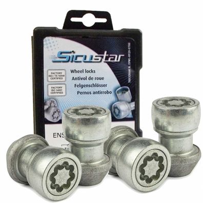 Felgenschlossmutter Kegelbund 60° 2-tlg M12x1,5 Für VOLVO C30 C70 II Cabriolet S40