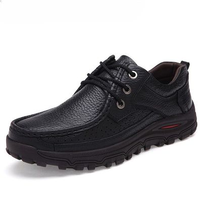 Herren handgefertigte Echtlederschuhe Slip-on Komfort Business Freizeitschuhe