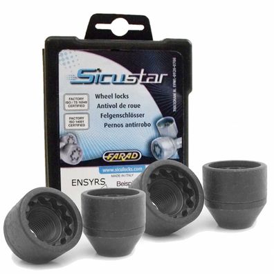 Felgenschlossmutter Kegelbund 60° M12x1,25 Für NISSAN 100 NX 200 SX 280