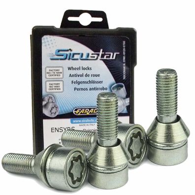 Felgenschloss Kegelbund 60° M12x1,5 35mm Für AUDI 80 A2 Coupe