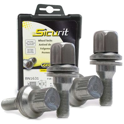 Felgenschloss Flachbund M12x1,25 36mm Für FIAT Barchetta Cinquecento Panda Van Scudo