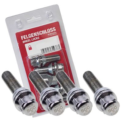 Felgenschloss Kegelbund 60° M14x1,5 40mm Für FIAT Scudo Combinato Kasten Ulysse