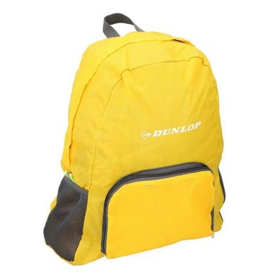 DUNLOP Faltbar Rucksack Gelb Tagesrucksack Camping Reiserucksack Tasche Outdoor