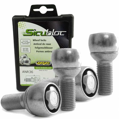 Felgenschloss Kugelbund R13 M14x1,5 27mm Für VW Beetle Bora Kombi Caddy Iii