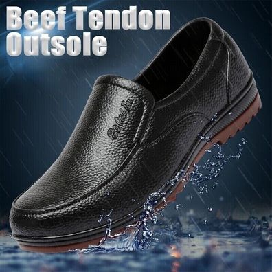 SLIP-ON HERREN BREITE Passform Wanderschuhe FAHREN MUbIGGANGER Mokassin Komfort