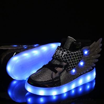LED Farbwechsel Schuhe Sneaker Leuchtende Turnschuhe Glanzende Kinder Neu