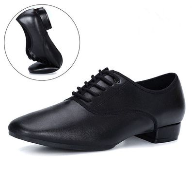 Neue Herren Ballsaal Tanzschuhe Leder Latein Walzer Tango Salsa Niedrig Absatz