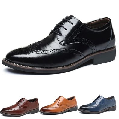 Herren-Schuhe Formelle Business-Schuhe Klassische Schnur-Oxfords Brogues Schuhe