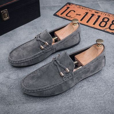 Herren Mokassins Slippers Bequeme Slip On Weiche Sohle Loafers Freizeit Schuhe