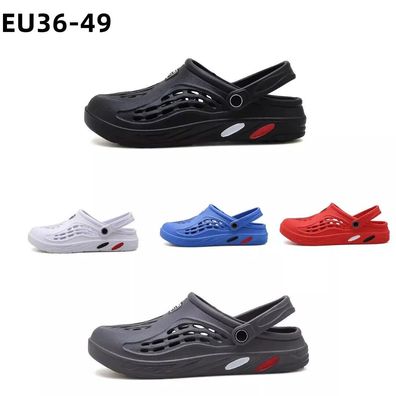 Clogs Herren Damen Gartenschuhe Badeschuhe Pantoletten Hausschuh Slippers 36-48