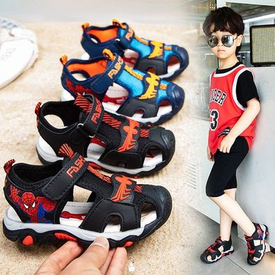 Kinder Jungen Spiderman Strandschuhe Badeschuhe Sandalen Hausschuh Gartenschuhe