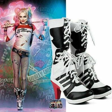 Harley Quinn Suicide Squad Anime Schuhe Fubbekleidung Kostumschuhe Cosplay *