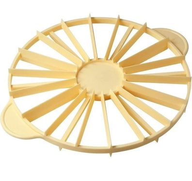 3x FMprofessional Tortenteiler, plastisch, beige, 50 x 50 x 20 cm