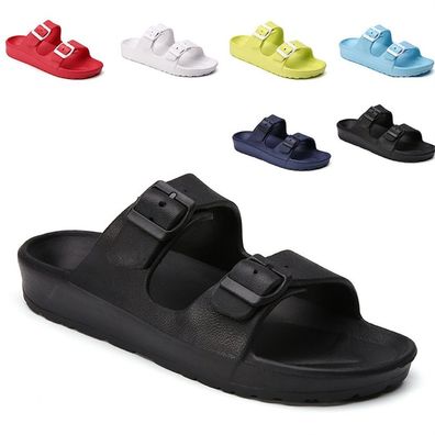 Herren Badeschuhe Damen Slippers Rutschfeste Badelatschen Hausschuhe Pantoletten