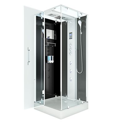 Duschkabine Komplettdusche D38-23L0-ALL Fertigdusche Dusche 100x100 c