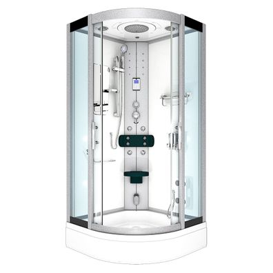 Duschkabine Dusche D46-60T0 Komplettdusche Fertigdusche 100x100 cm
