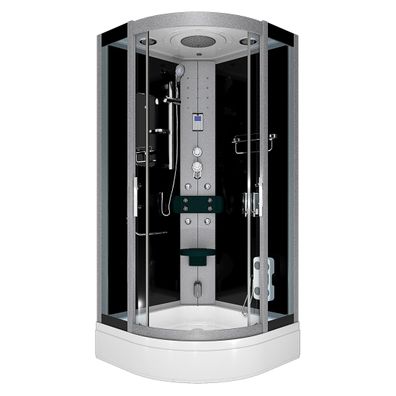 Duschkabine Dusche D46-63T0 Komplettdusche Fertigdusche 100x100 cm