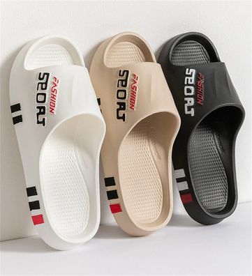 Herren Badelatschen Duschlatschen Badeschuhe Hauschuhe Pantoletten Badeschlappen