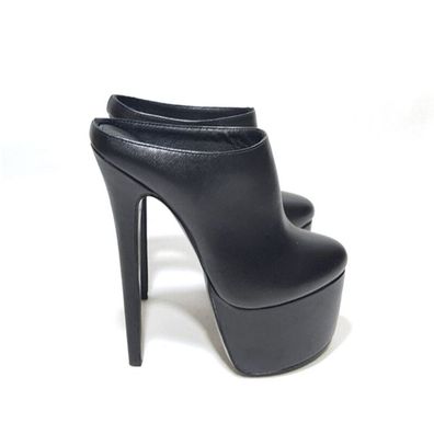 Damen High Heels Sandalen Plateau Stilettoabsatz Slip On Hausschuhe Pantoletten