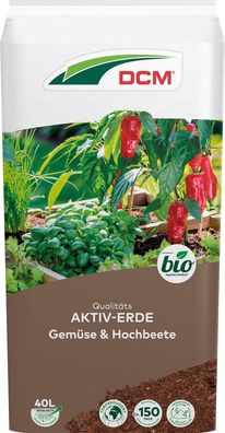 Cuxin DCM Aktiv-Erde Gemüse & Hochbeete 40 l