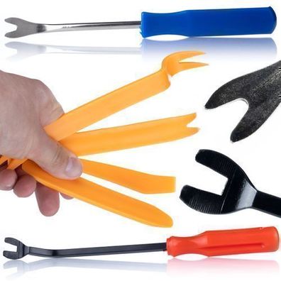 Rosfix Set Demontagewerkzeug Auto – 6-tlg. Kunststoff | für Clips & Zierleisten