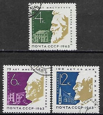 Sowjetunion gestempelt Michel-Nummer 2820-2822