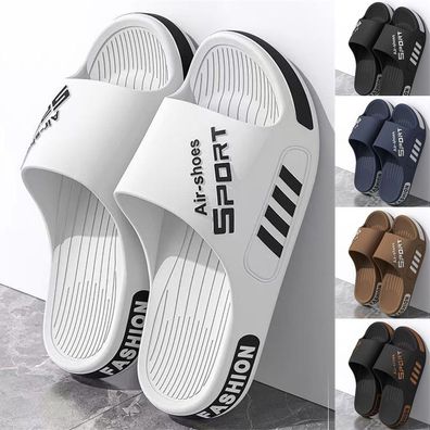 Herren Badelatschen Duschlatschen Badeschuhe Bequeme Hausschuhe Pantoffel
