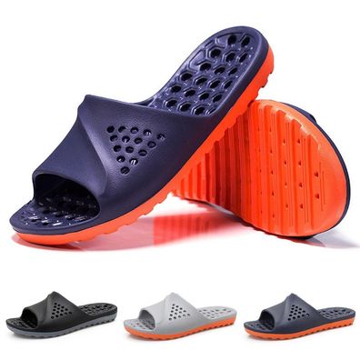 Badeschuhe Herren Rutschfeste Slippers Schnell Trocknender Hausschuhe Pantoffeln