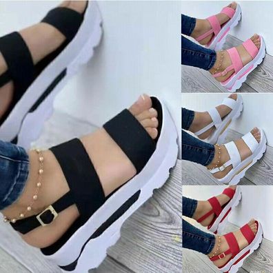 Damen Sommer Sandalen Freizeit Schuhe Mittelschuhe Damen Slide Outdoor-Schuhe