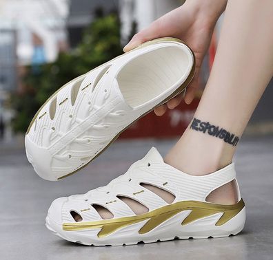 Herren Sandalen Clogs Leichte Strand Slip Auf Wasser Schuhe Hausschuhe Comfty