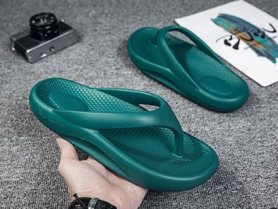 Neu Herren Flip Flops Sandalen Holiday Flat Hausschuhe Strandschuhe Sommer