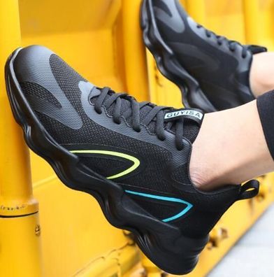 Arbeitsschuhe Herren Damen Leicht Stahlkappe Sicherheitsschuhe Sport Sneaker