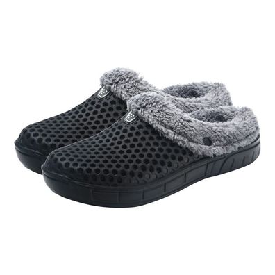 Damen Herren Gartenclogs Hausschuhe Winter Gefuttert Gartenschuhe Freizeit Clo*m