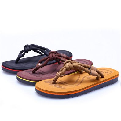 Herren Mode Slip On Flip Flop Sandalen Strand Sport Hausschuhe